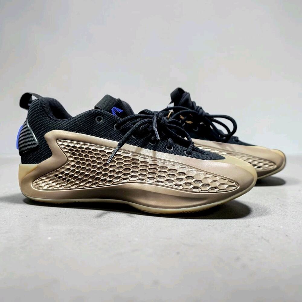 adidas AE 1 Low Metallic Champagne Anthony Edwards Youth 6 Womens 7.5 JQ6132